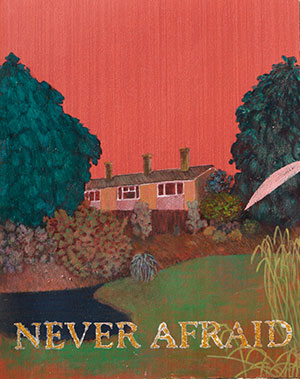 'never afraid 4 - creek' 2008 mixed media sarah sparkes